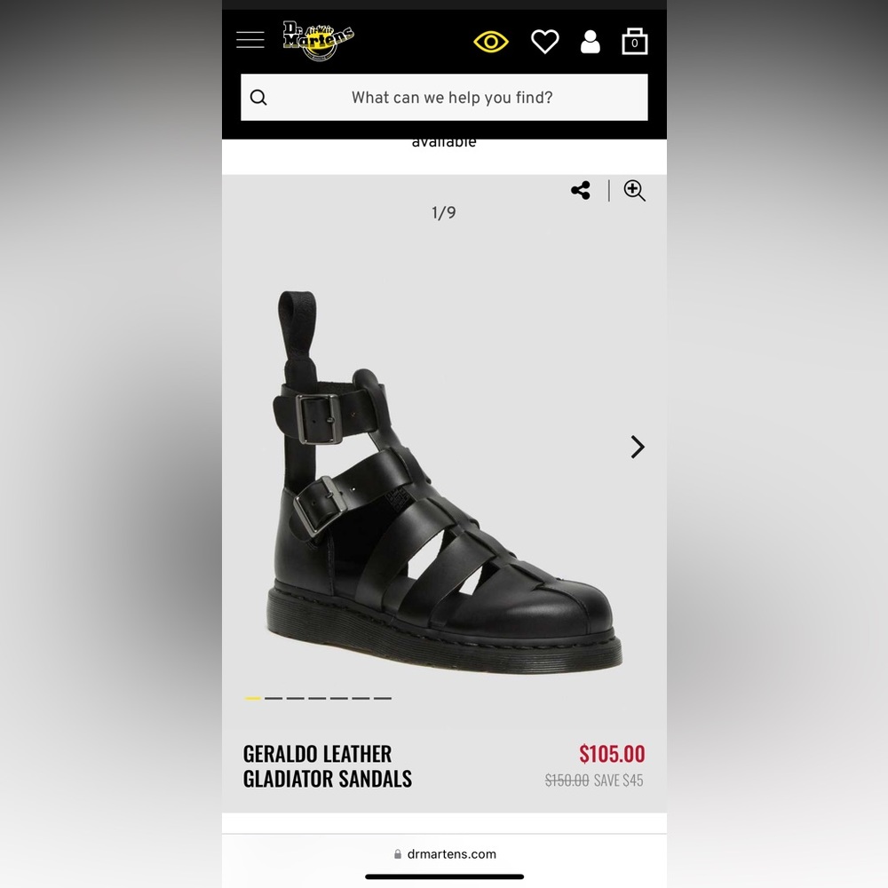 Dr.Martens Geraldo sandals- USED (no longer available on site)